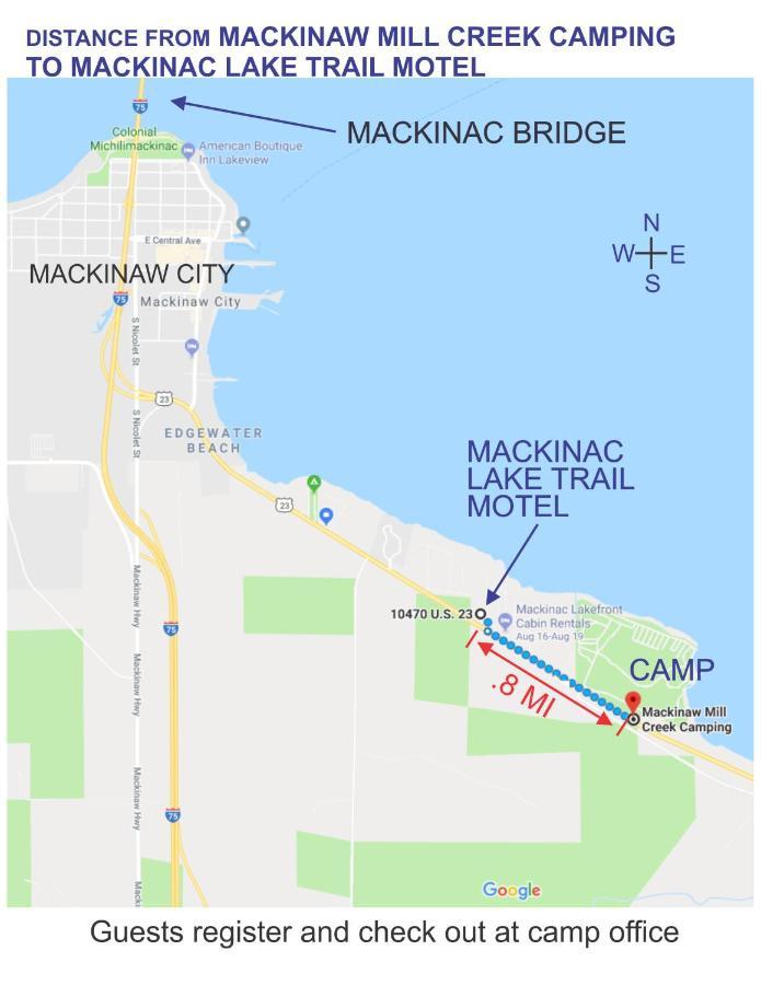 Mackinac Lake Trail Motel マッキノー・シティ 部屋 写真